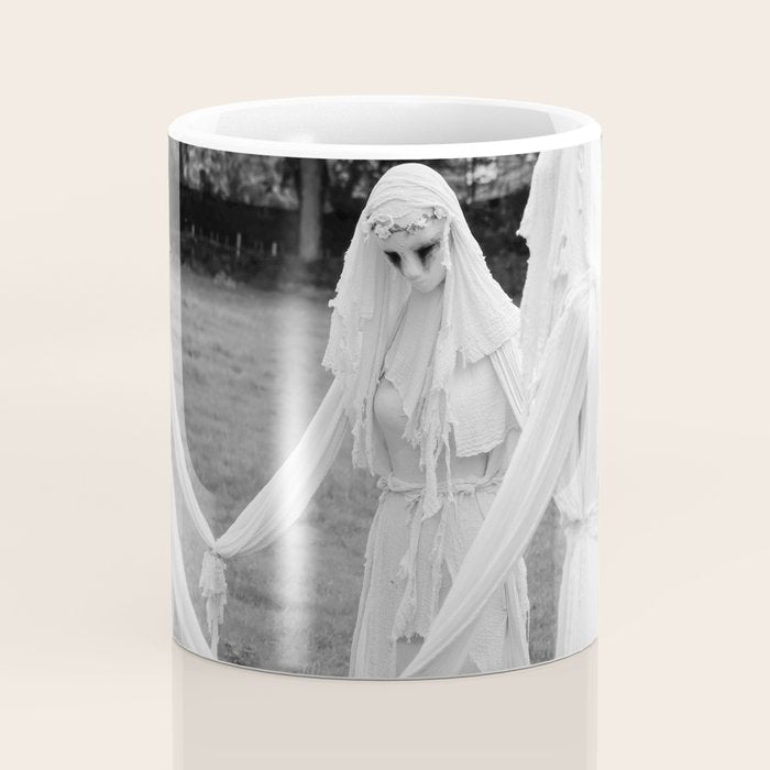 Salem witches, seance gathering of the witch black and white photograph Coffee Mug Gallery Image 4