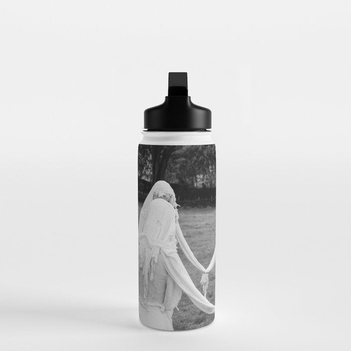 Salem witches, seance gathering of the witch black and white photograph Water Bottle Gallery Image 3