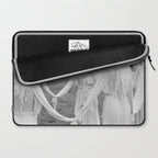 Salem witches, seance gathering of the witch black and white photograph Laptop Sleeve Gallery Image 2
