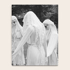 Salem witches, seance gathering of the witch black and white photograph Notebook Gallery Image 4