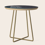 Do not  go gentle  into that  good night rage, rage against the dying of the light Side Table Gallery Image 1