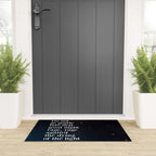 Do not  go gentle  into that  good night rage, rage against the dying of the light Welcome Mat Gallery Image 3