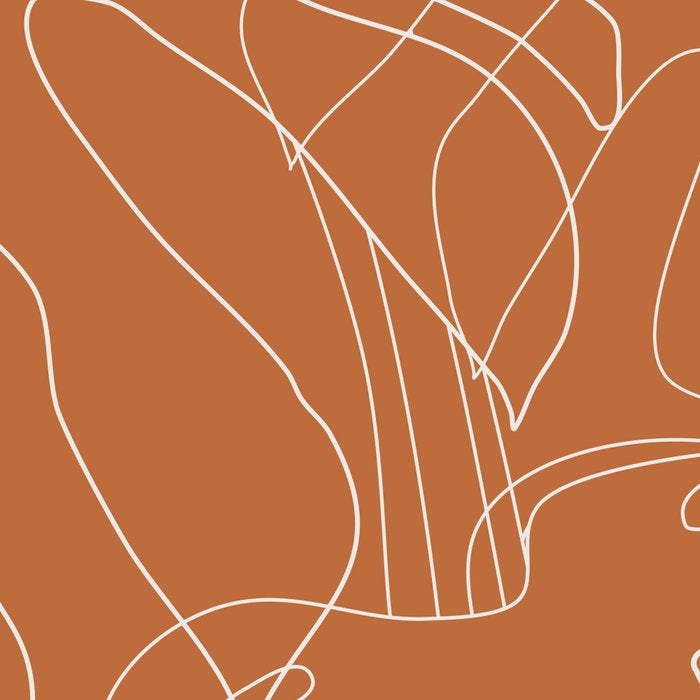 Monstera No2 Burnt Orange Coffee Mug Gallery Image 2