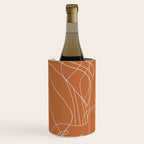 Monstera No2 Burnt Orange Wine Chiller Gallery Image 1