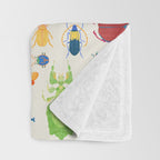 Interesting Insects Throw Blanket Gallery Image 3