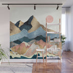 Golden Peaks Wall Mural Gallery Image 1