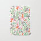 Kangaroo Cute Australian Animal Pattern Bath Mat Gallery Image 1