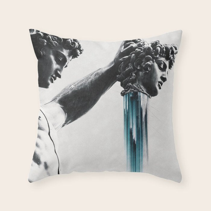 Perseus and  Medusa Throw Pillow