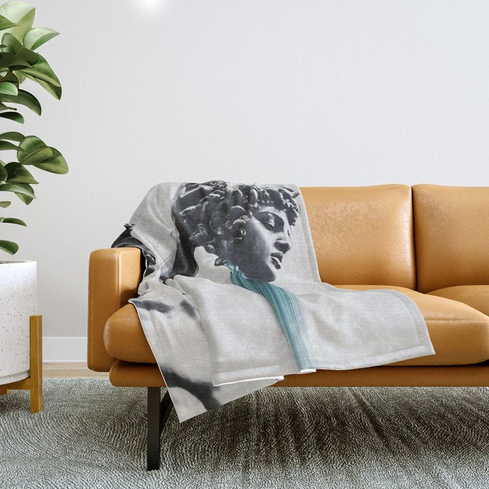 Perseus and  Medusa Throw Blanket Gallery Image 1