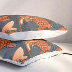 paisley fish gray Pillow Sham Gallery Image 3