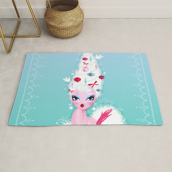Christmas Coiffure Rug Gallery Image 1