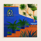 Southwest Desert Garden Landscape Wood Wall Art Gallery Image 1