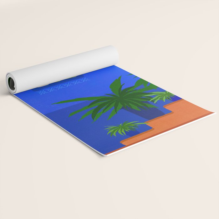Southwest Desert Garden Landscape Yoga Mat Gallery Image 2