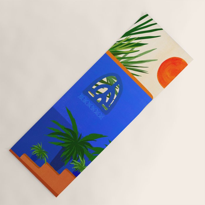 Southwest Desert Garden Landscape Yoga Mat Gallery Image 1