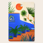 Southwest Desert Garden Landscape Cutting Board Gallery Image 1