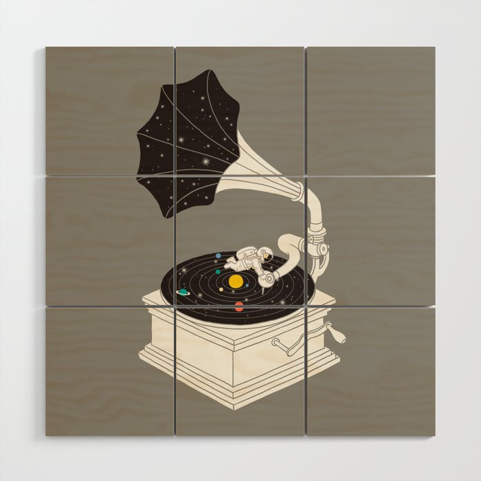 Star Track 2 Wood Wall Art Gallery Image 1