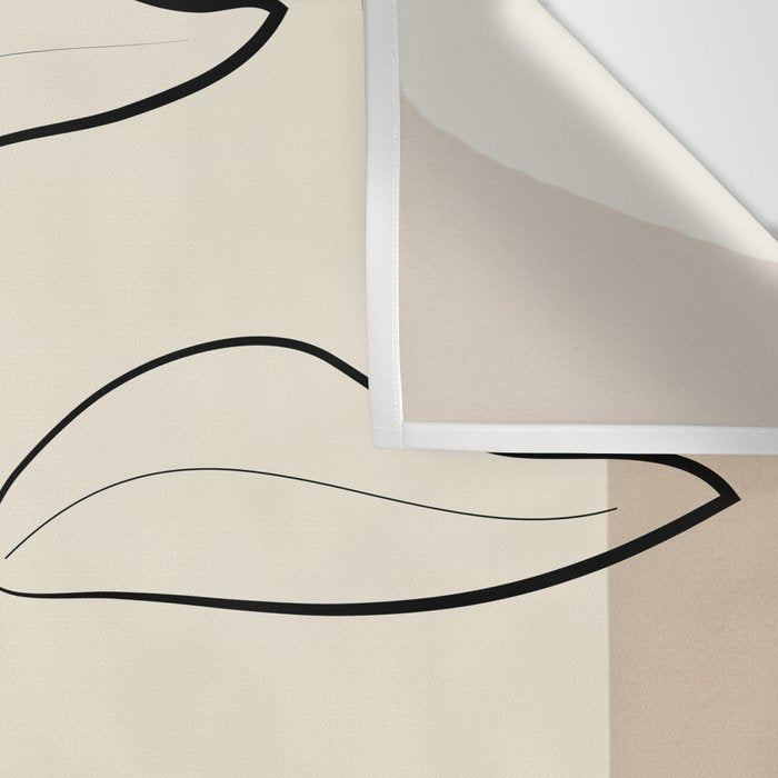 Abstract Minimal Plant 8 Wall Tapestry Gallery Image 3