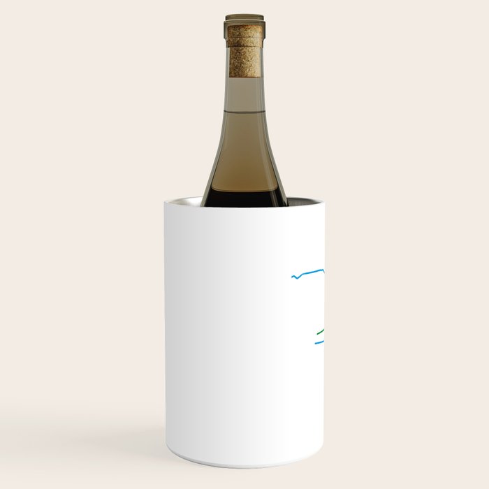Chicago Transit Map Wine Chiller Gallery Image 2