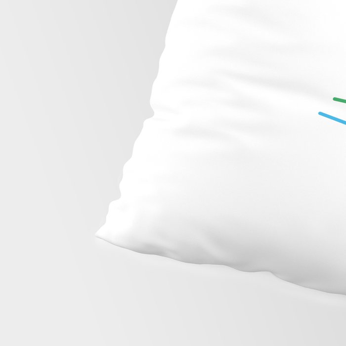 Chicago Transit Map Pillow Sham Gallery Image 4