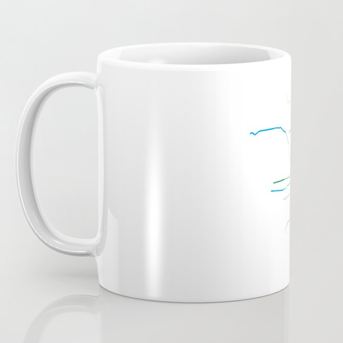 Chicago Transit Map Coffee Mug Gallery Image 3