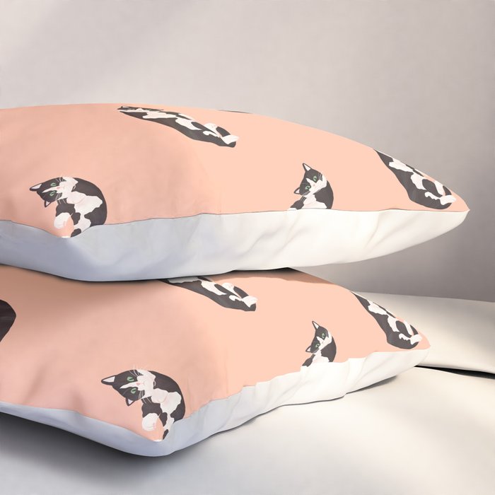 Oreo Cat Pillow Sham Gallery Image 3