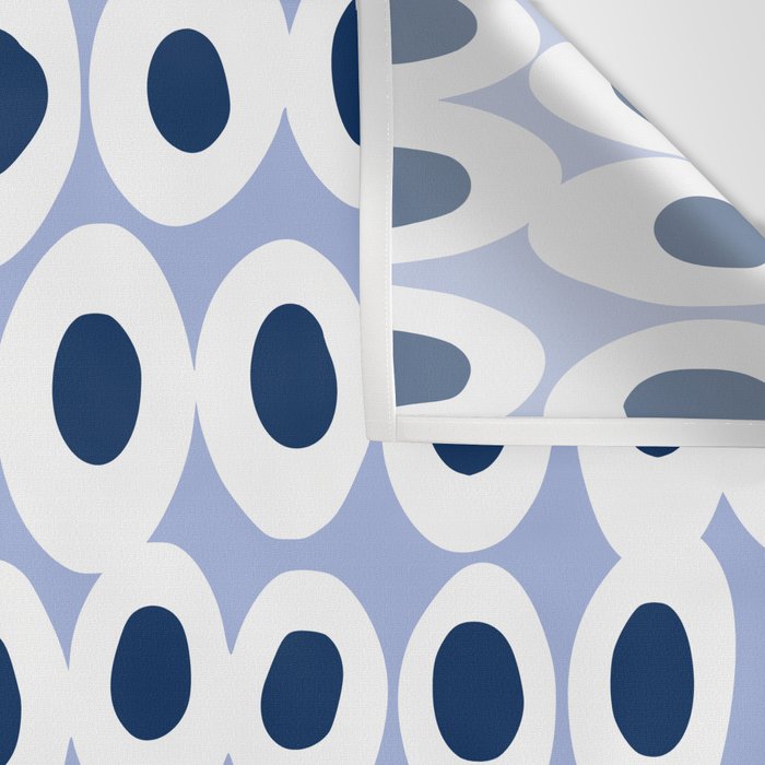 Wonderful bold dots blue Wall Tapestry Gallery Image 3