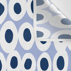 Wonderful bold dots blue Wall Tapestry Gallery Image 3