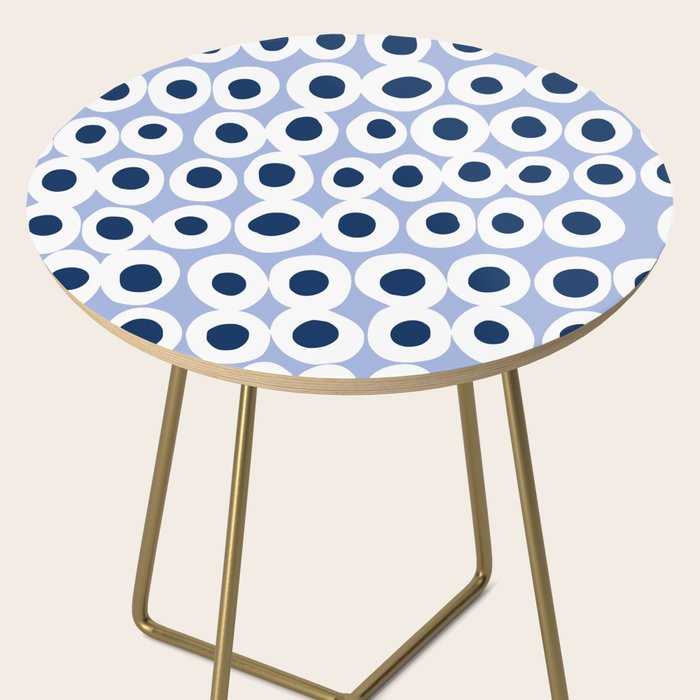 Wonderful bold dots blue Side Table Gallery Image 2