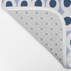 Wonderful bold dots blue Bath Mat Gallery Image 2