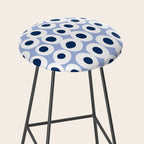 Wonderful bold dots blue Stool Gallery Image 2
