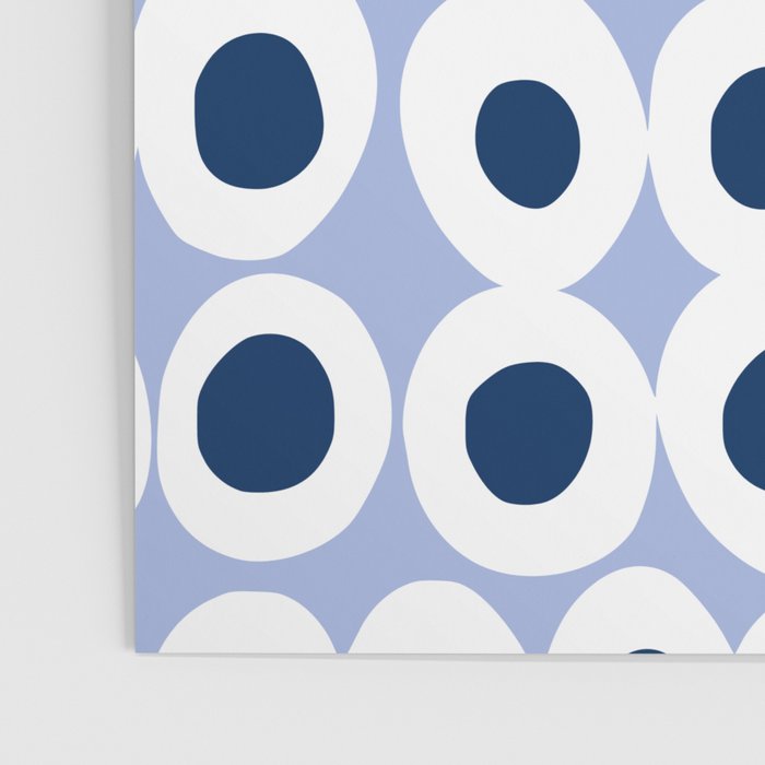 Wonderful bold dots blue Poster Gallery Image 3