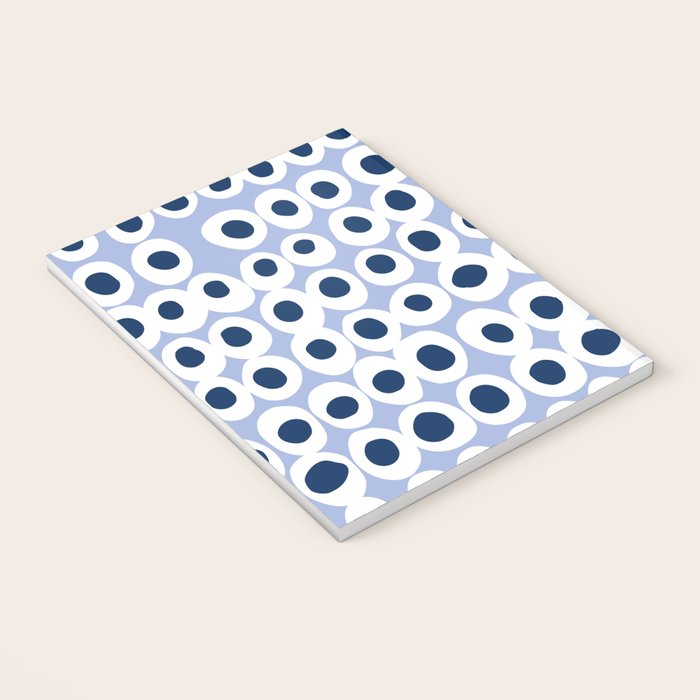 Wonderful bold dots blue Notebook Gallery Image 3