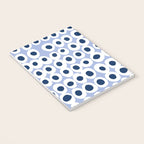 Wonderful bold dots blue Notebook Gallery Image 3