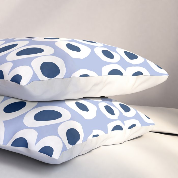 Wonderful bold dots blue Pillow Sham Gallery Image 3