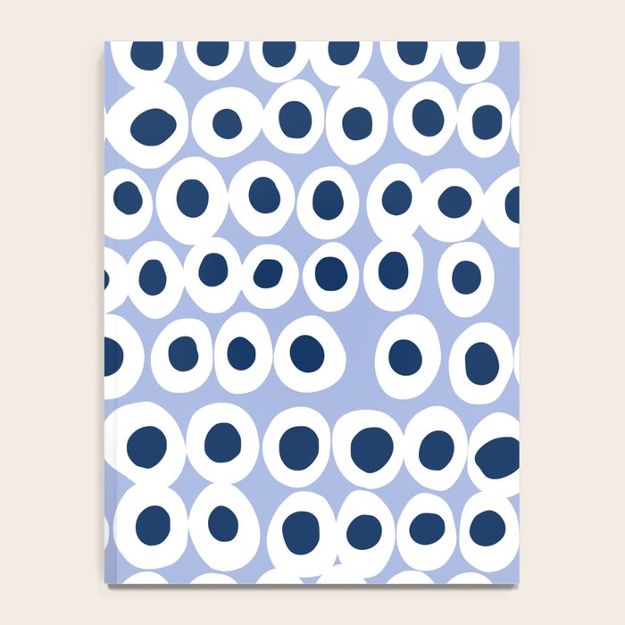 Wonderful bold dots blue Notebook Gallery Image 4