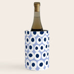 Wonderful bold dots blue Wine Chiller Gallery Image 1