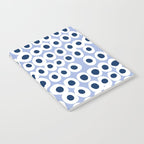 Wonderful bold dots blue Notebook Gallery Image 2