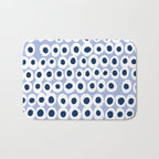 Wonderful bold dots blue Bath Mat Gallery Image 1