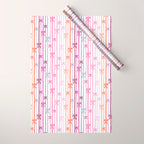 Bow Stripes Wrapping Paper Gallery Image 1