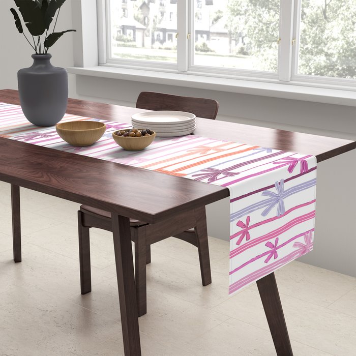 Bow Stripes Table Runner Gallery Image 2