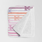 Bow Stripes Throw Blanket Gallery Image 3