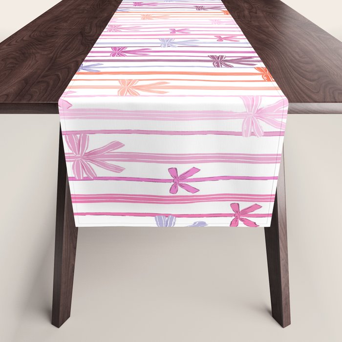 Bow Stripes Table Runner Gallery Image 1