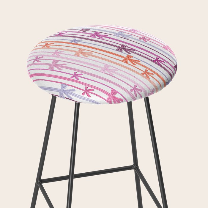 Bow Stripes Stool Gallery Image 2