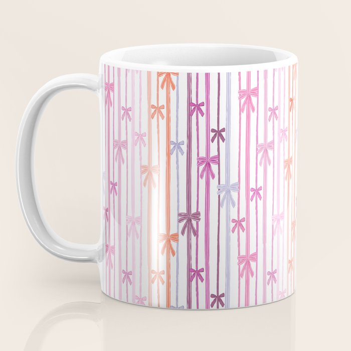 Bow Stripes Coffee Mug Gallery Image 3