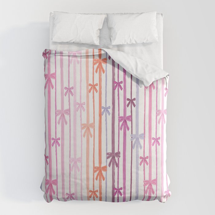 Bow Stripes Duvet Cover Gallery Image 1