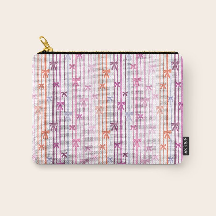 Bow Stripes Carry All Pouch Gallery Image 1