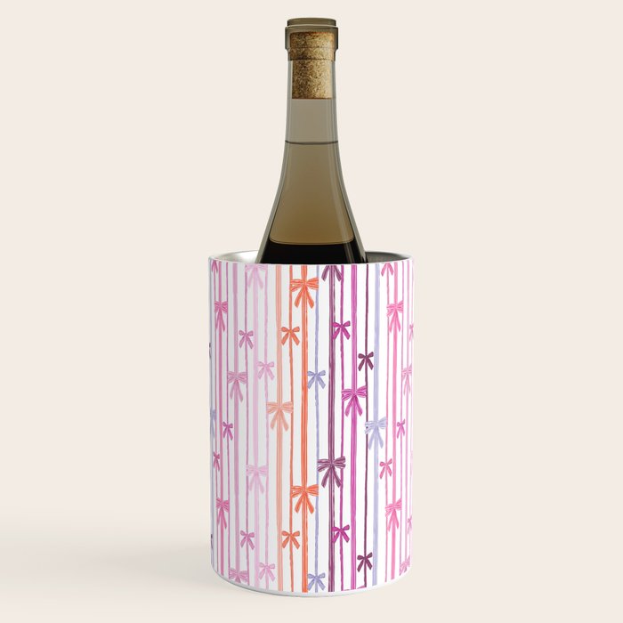 Bow Stripes Wine Chiller Gallery Image 1
