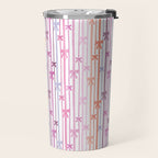 Bow Stripes Travel Mug Gallery Image 2