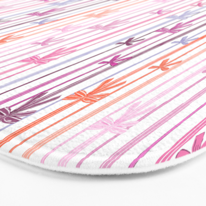 Bow Stripes Bath Mat Gallery Image 3