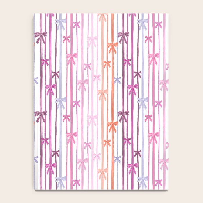 Bow Stripes Notebook Gallery Image 4